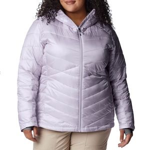 COLUMBIA Lavender Omni-Heat Infinity Insulated Hooded Jacket - Women's sz 3X